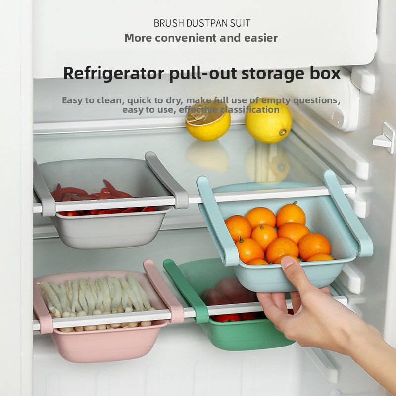 Home refrigerator fresh-keeping storage basket